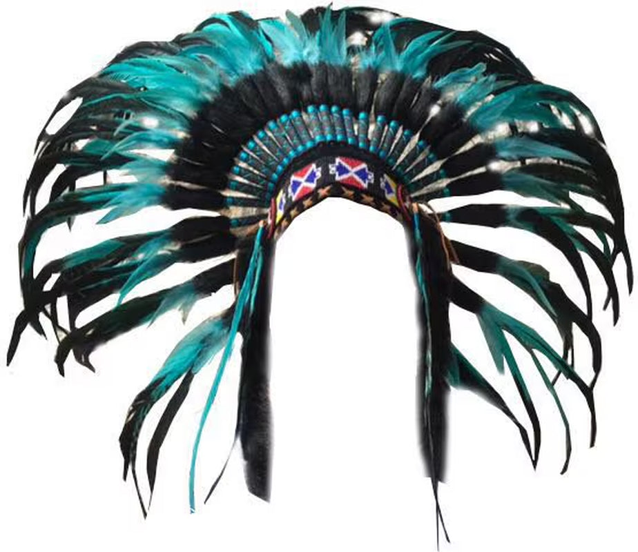 Warbonnet Chiefhats, Native American Indian Inspired, Feather Headdress