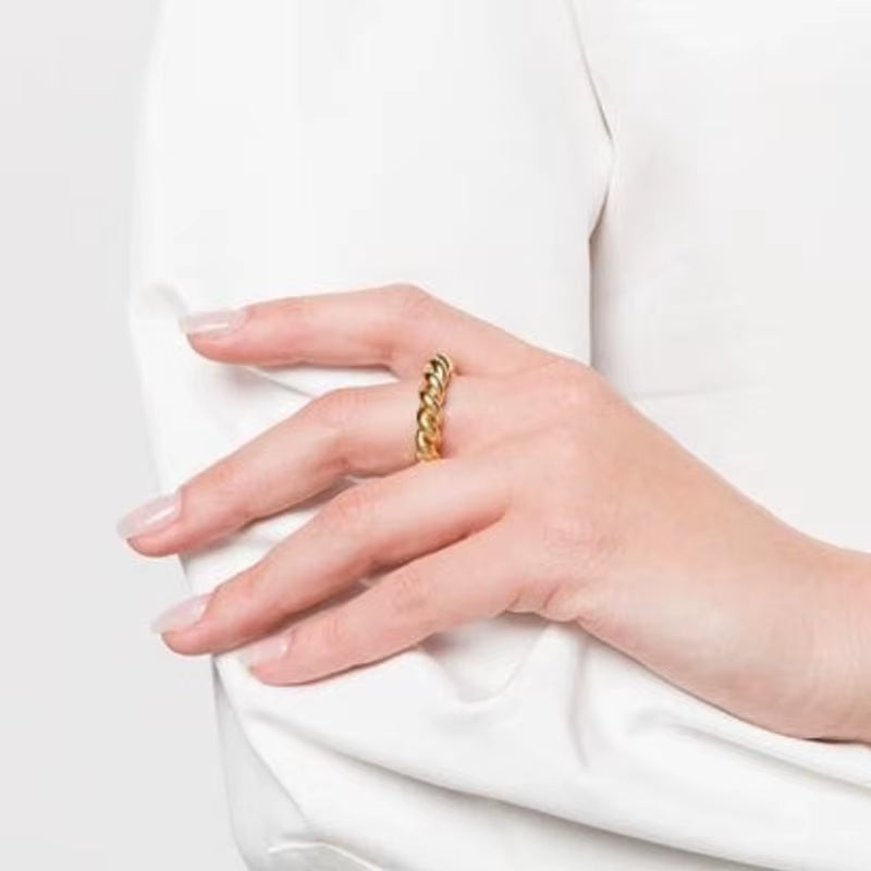 Xmas Gift Gold Plated /Stainless_Steel Color Size 6 7 8 Maiden Knuckle Rings Circular Prices in Euros Engagement Jewelry