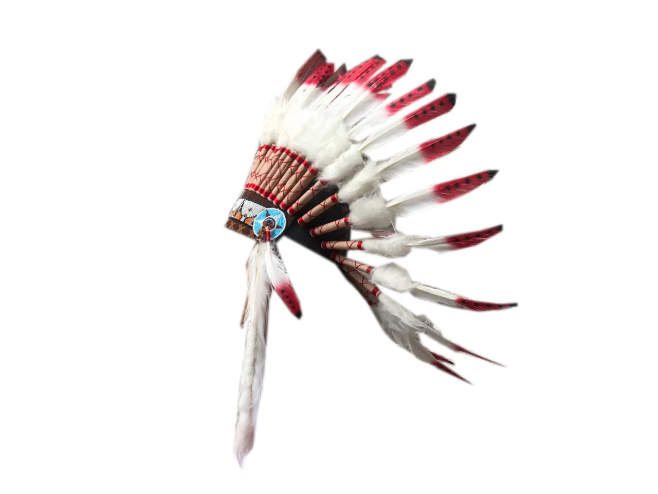 Warbonnet Chiefhats, Native American Indian Inspired, Feather Headdress