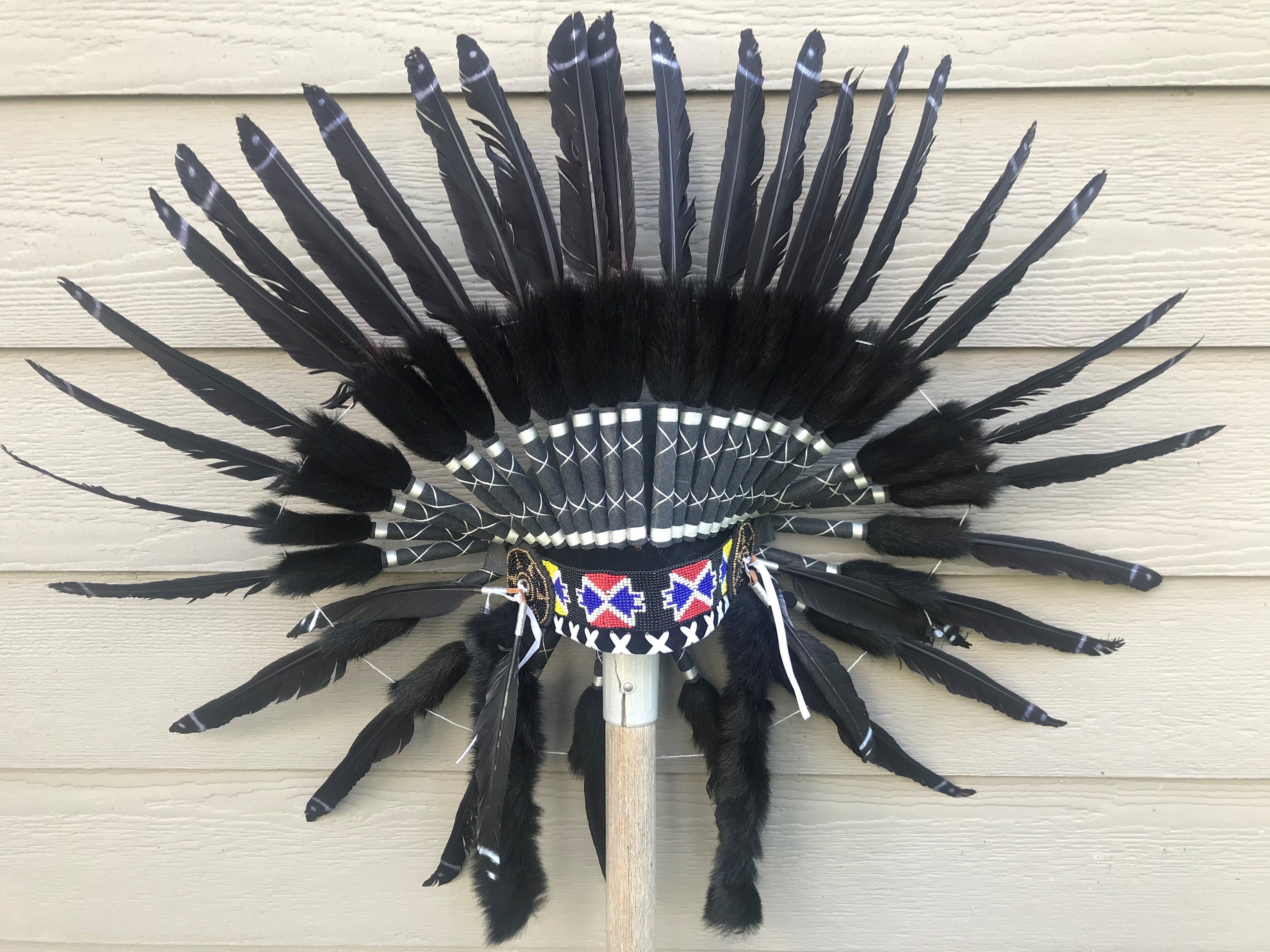Warbonnet Chiefhats, Native American Indian Inspired, Feather Headdress